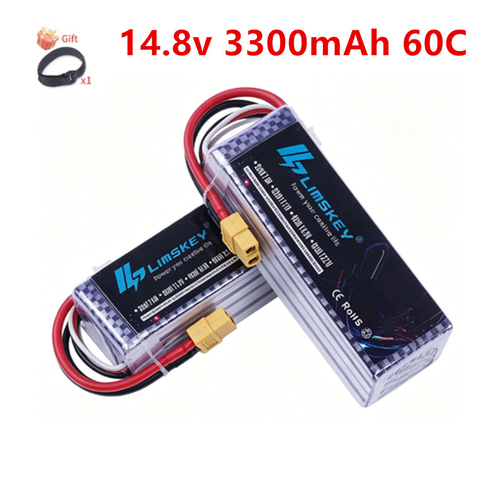 Drone Battery 4S - 4S LiPo Pil 14.8V 3300mAh 60C/80C