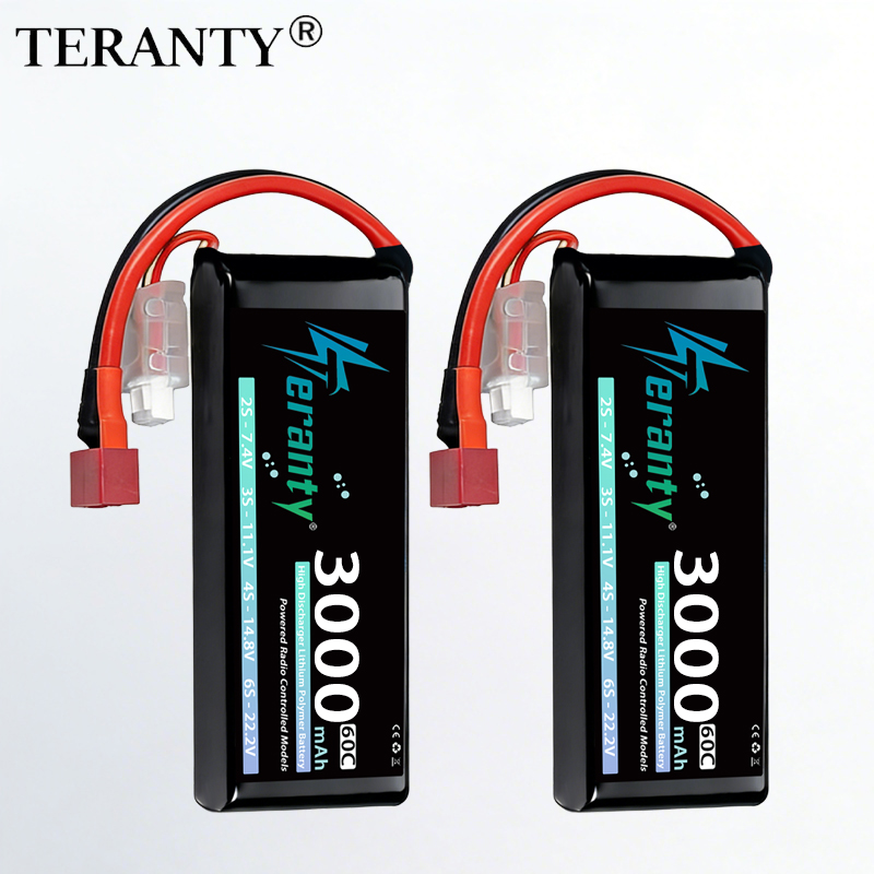 Drone Battery 4S - TERANTY 2S 3000mAh Lipo Pil 7.4V