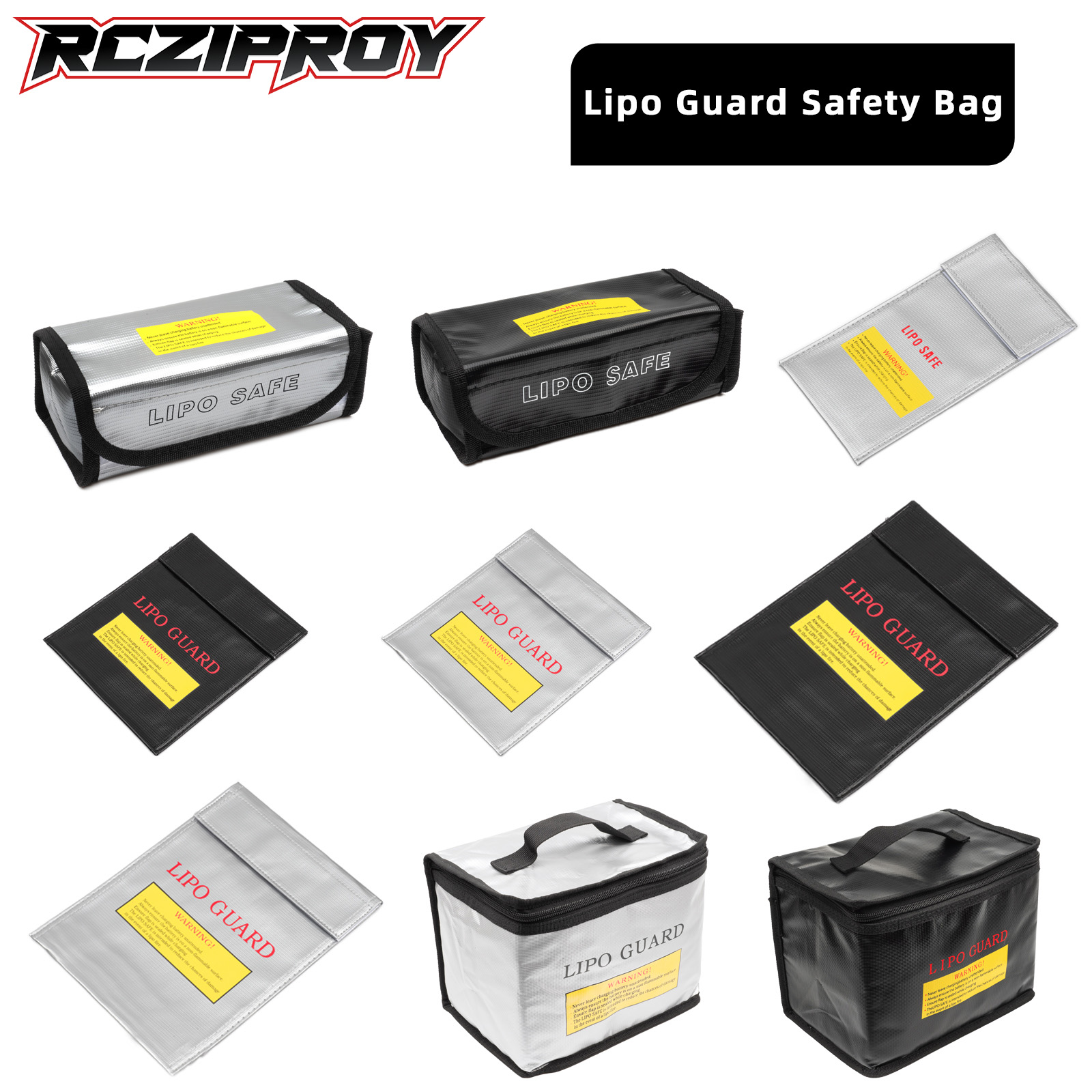 Drone Battery Bag - RCZIPROY Lipo Pil Güvenli Çanta Yanmaz