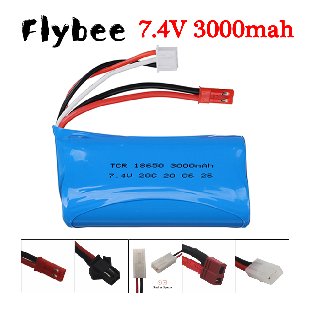 Drone Battery Li-Ion - 7.4 V 3000 mAh 18650 Li-ion