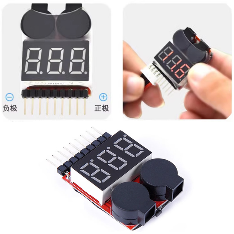 Drone Battery Voltage Checker - RC araba hücre denetleyicisi BB halka