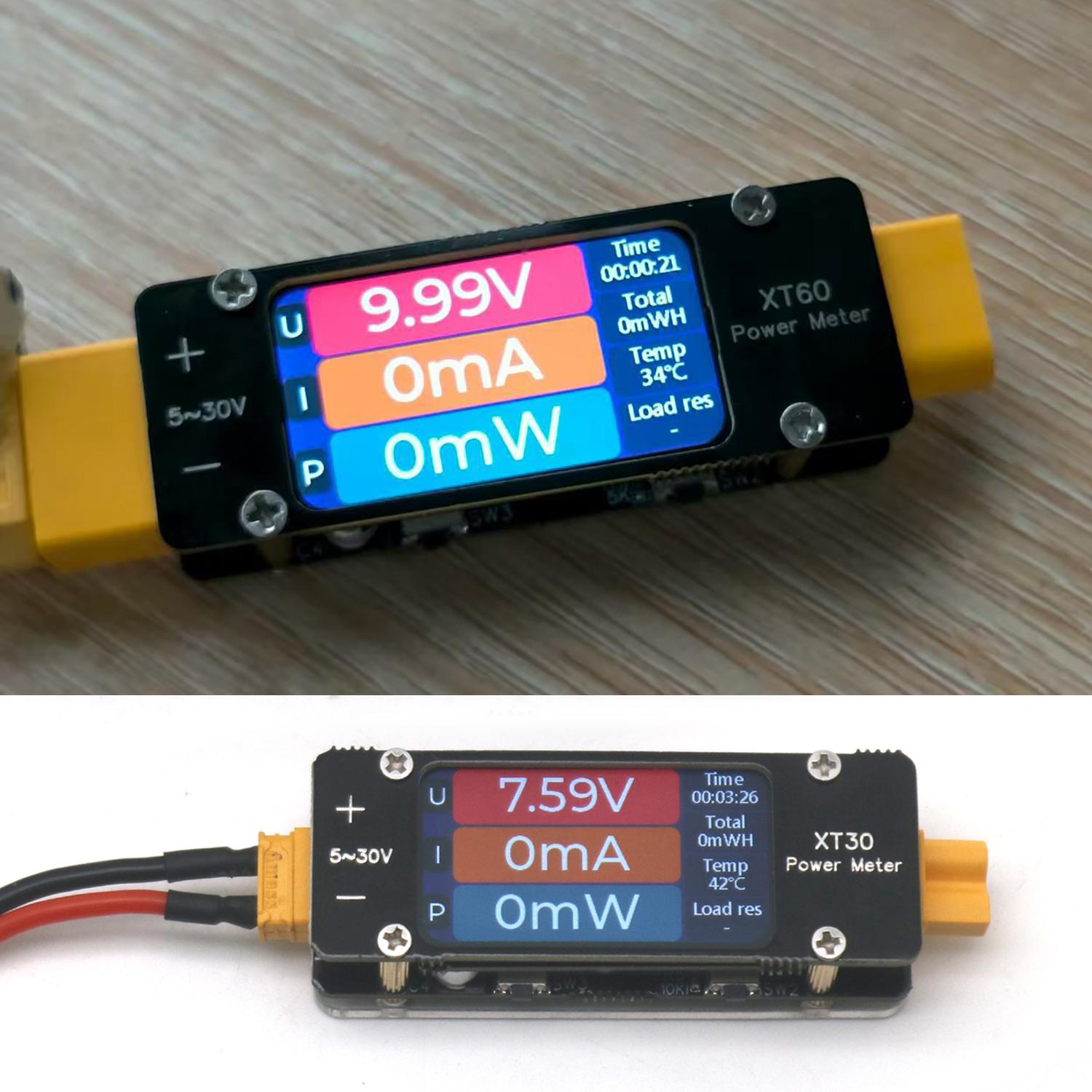Drone Battery Voltage Checker - 2mA-64A DC XT60 Ampermetre Güç Ölçer