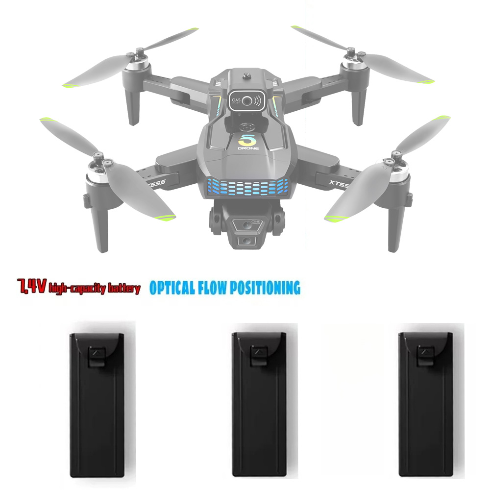 Drone Battery Li-Ion - XT555 GPS Drone Pili 3.7V 2000mAh