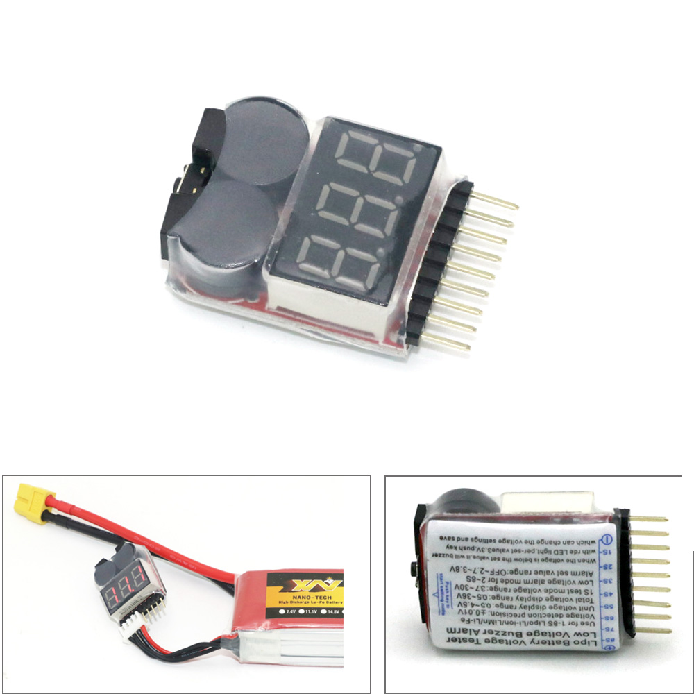 Drone Battery Alarm - Lipo Pil Gerilim Test Cihazı volt