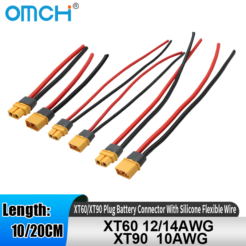 Drone Battery Connector - OMCH XT60 12/14AWG XT90 10AWG Erkek