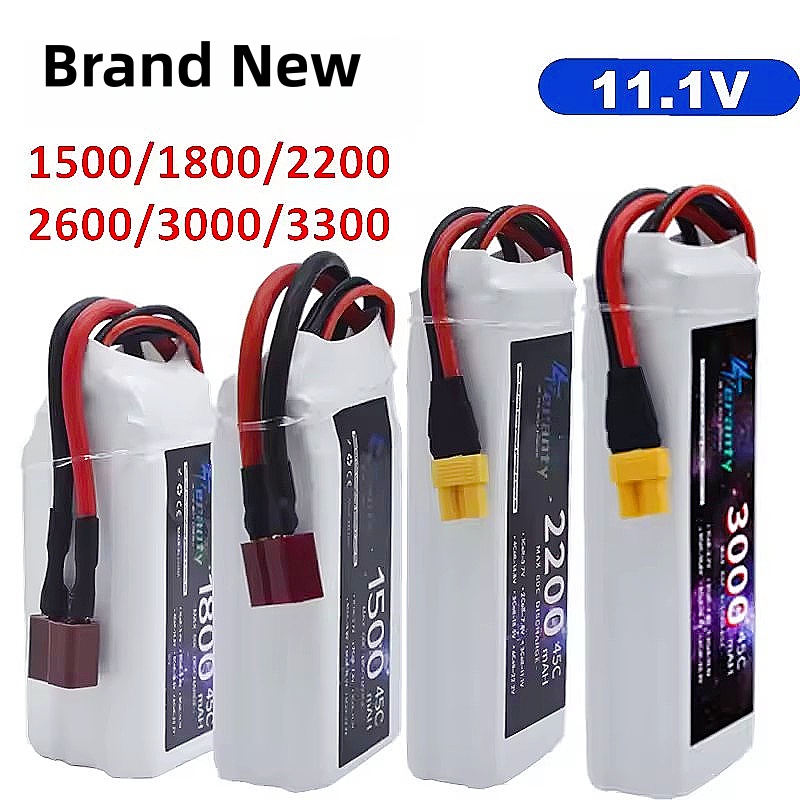 Drone Battery Li-Ion - 11.1V LiPo Pil 3S 1500mah 1800mAh