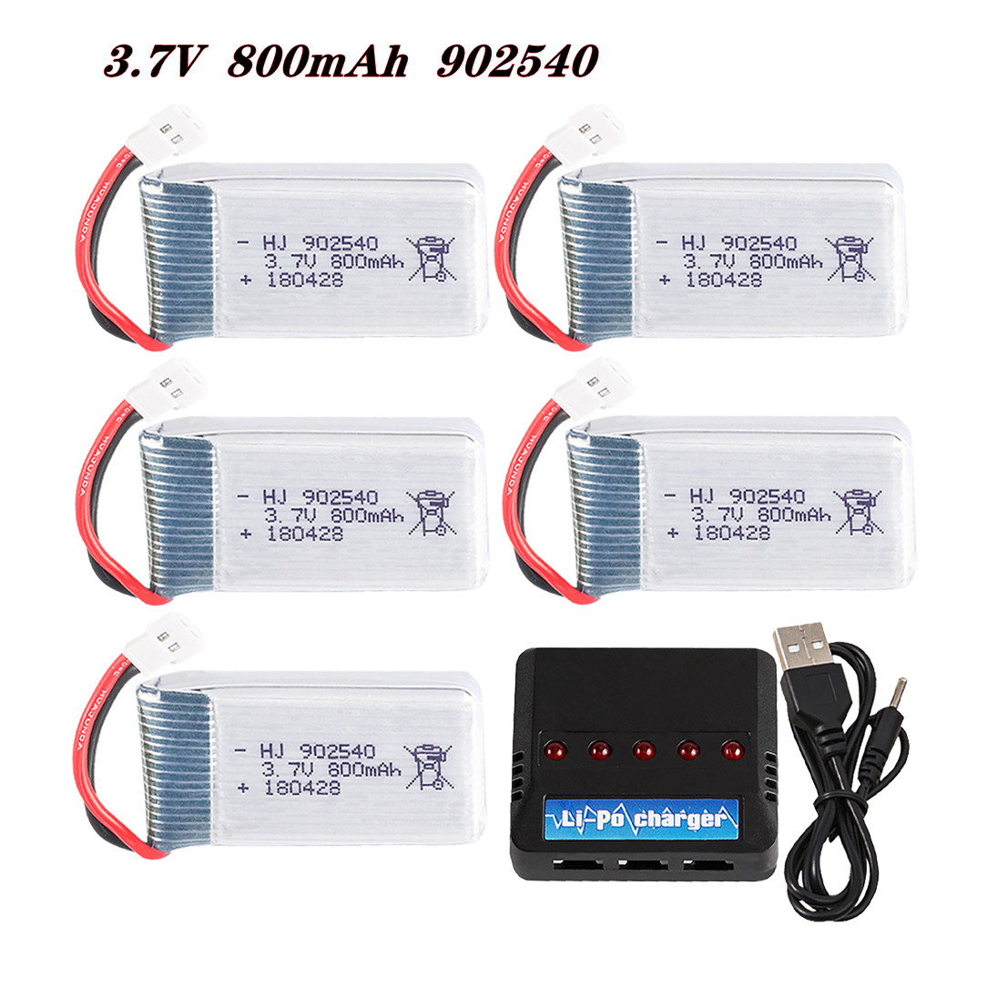 Drone Battery Lipo - 3.7 V 800 mAh 902540 25C