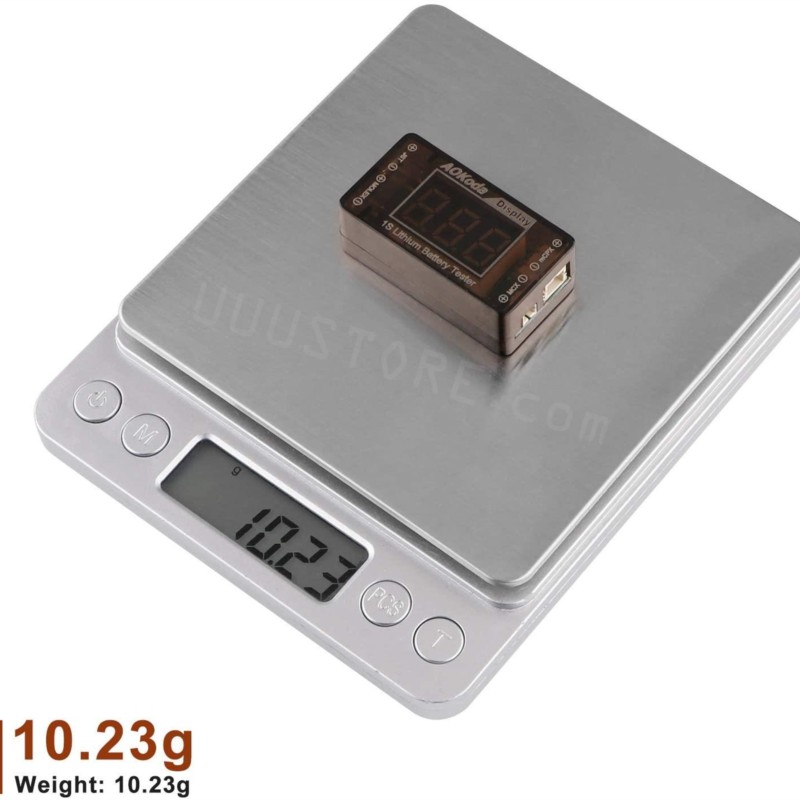 Drone Battery Voltage Checker - AOKoda AOK-041 1S LiPo Pil Voltaj