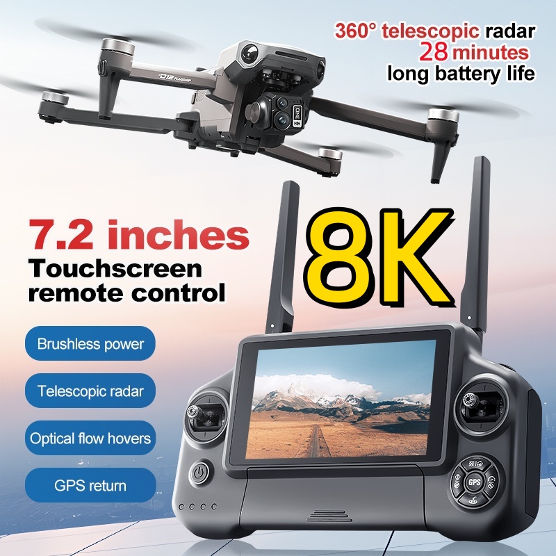 8K 3 Eksenli Gimbal Fırçasız 7 - Drone Battery Case incelemesi ve fiyatı