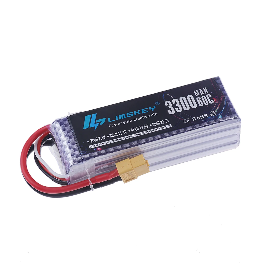 4S LiPo Pil 14.8V 3300mAh 60C/ - Drone Battery 4S incelemesi ve fiyatı
