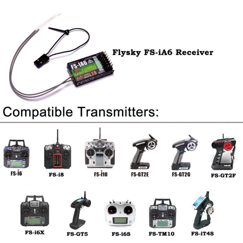 Flysky FS-IA6 Alıcı 6CH Çift A - Drone Battery Plate incelemesi ve fiyatı