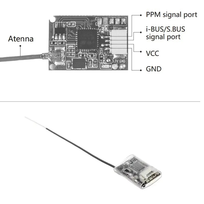 Flysky FS-8A 8CH 18CH Mini Alı - Drone Battery Plate incelemesi ve fiyatı