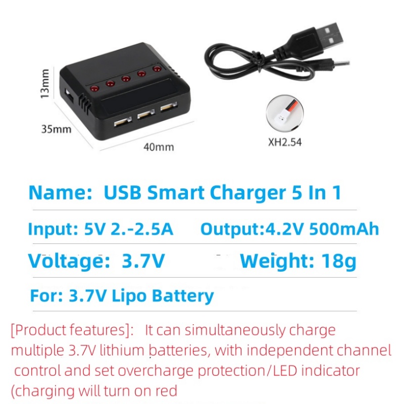 Syma X5HW X5HC X5C X5SW 3.7 V  - Drone Battery Balance Charger incelemesi ve fiyatı