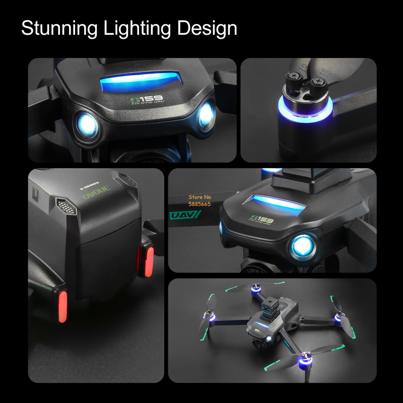 8K Çift Kamera 5G WIFI FPV Uza - Drone Battery Case incelemesi ve fiyatı