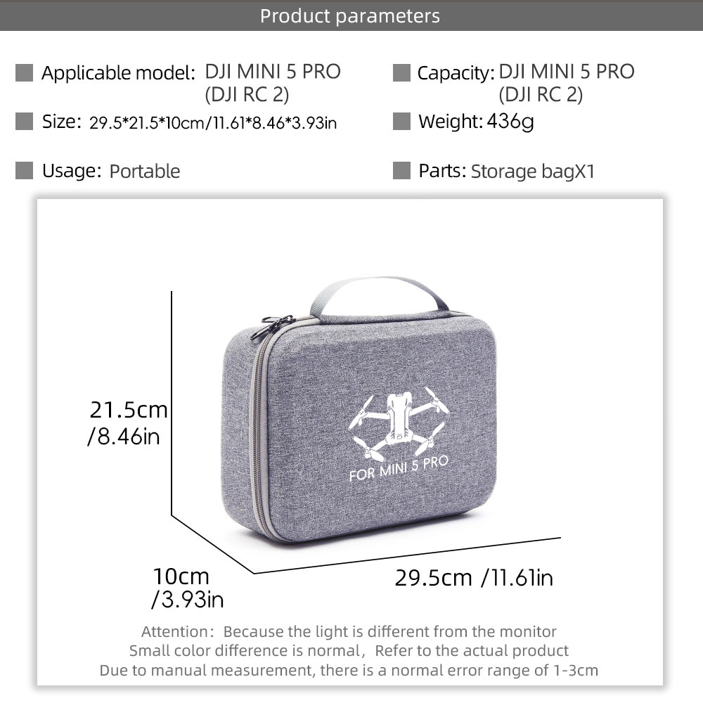 DJI Mini 5 Pro Drone için sakl - Drone Battery Bag incelemesi ve fiyatı