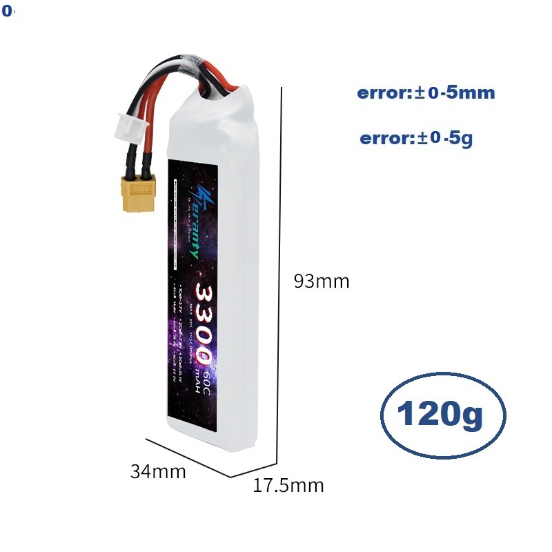 2S 7.4V LiPo Pil 3300mAh 60C A - Drone Battery Connector incelemesi ve fiyatı