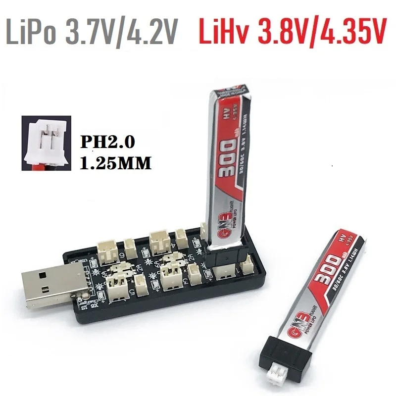 6CH USB 1S LiPo/LiHv 3.7V/4.2V - Drone Battery Balance Charger incelemesi ve fiyatı