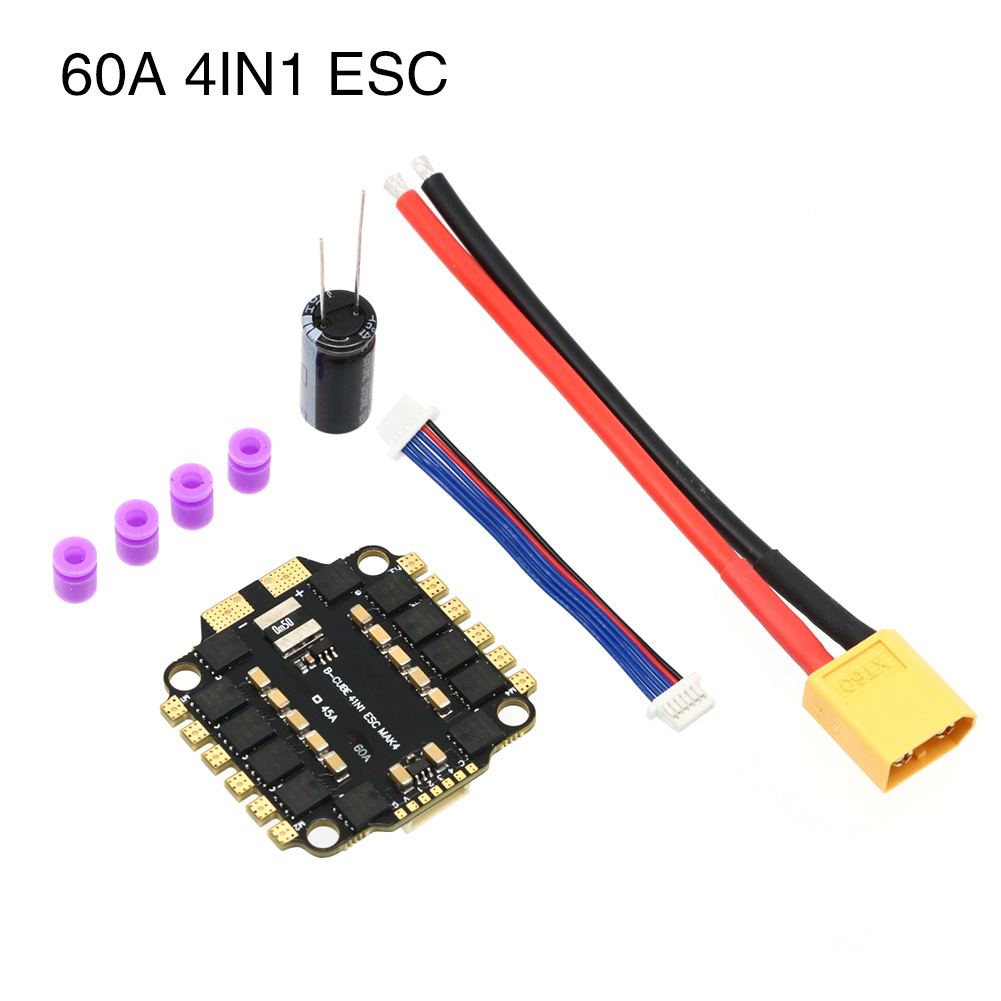 UAngel 4IN1 45A 60A ESC BLHELI - Drone Battery 6S incelemesi ve fiyatı