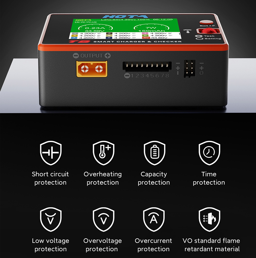 HOTA T8 Akıllı Dengeleyici Şar - Drone Battery Smart incelemesi ve fiyatı
