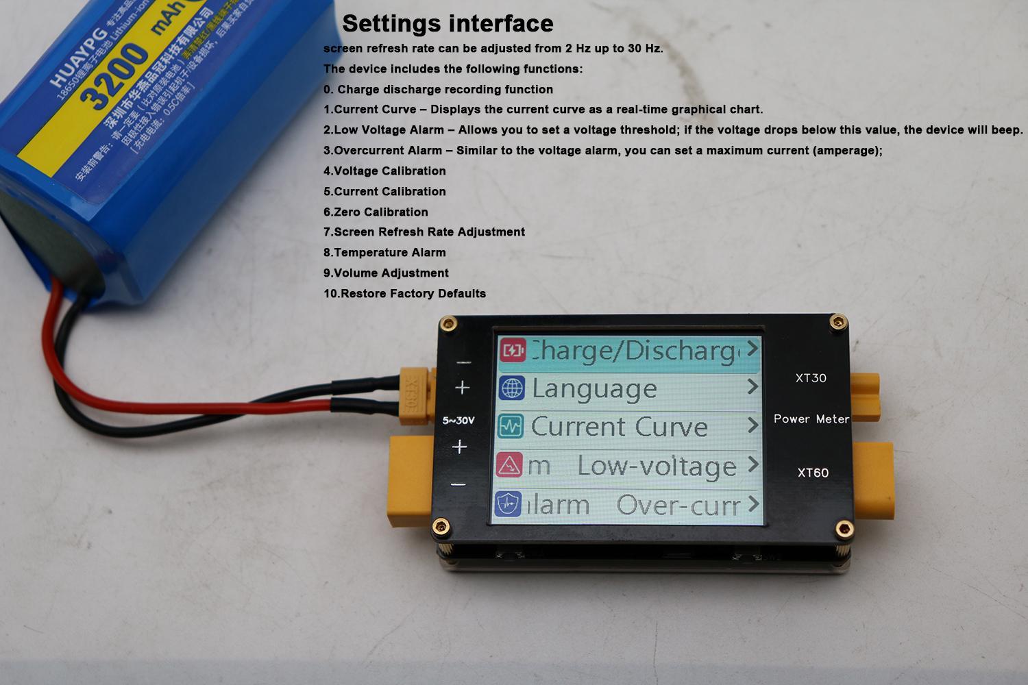 2.4 inç Ekranlı Güç Ölçer XT60 - Drone Battery Voltage Checker incelemesi ve fiyatı
