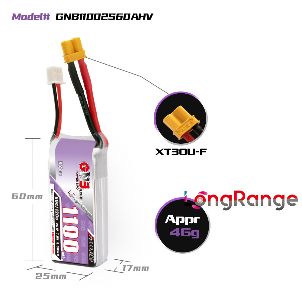 GNB 1100 mAh 2 S 3 S 4 S 6 S 6 - Drone Battery 4S incelemesi ve fiyatı