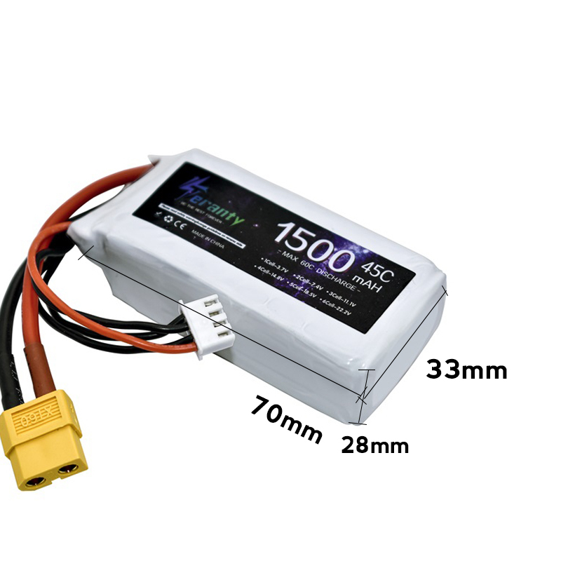 TERANTY 3s 45C 11.1V 1500mah L - Drone Battery Li-Ion incelemesi ve fiyatı