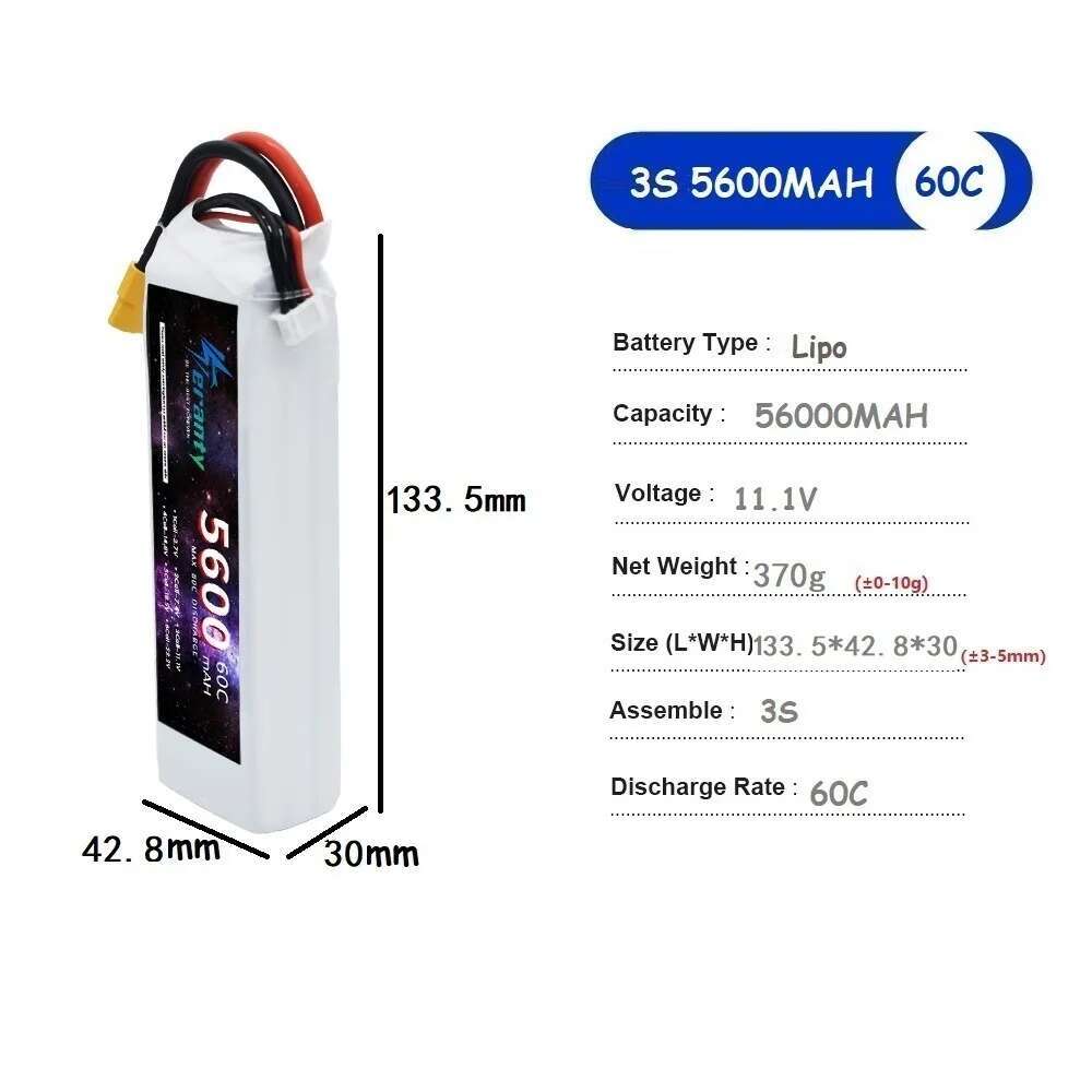 TERANTY 5600MAH 60C 2S 3S 4S 6 - Drone Battery 4S incelemesi ve fiyatı