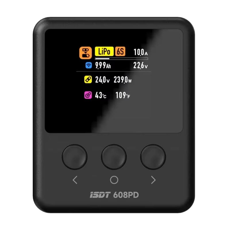 ISDT 608PD DC 240W/10A USB C 1 - Drone Battery Smart incelemesi ve fiyatı