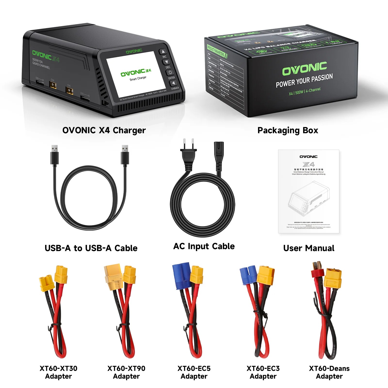Ovonic X4 AC500W 4 Kanallı Akı - Drone Battery Smart incelemesi ve fiyatı