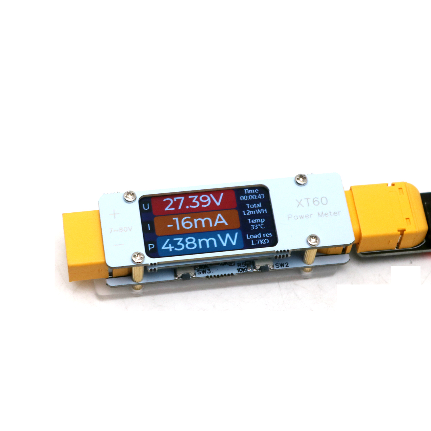 64A DC XT60 Güç Ölçer Çift Yön - Drone Battery Voltage Checker incelemesi ve fiyatı