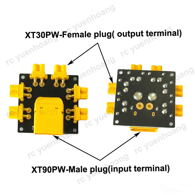 1 adet XT30PW-dişi güç dağıtım - Drone Battery Parallel Board incelemesi ve fiyatı