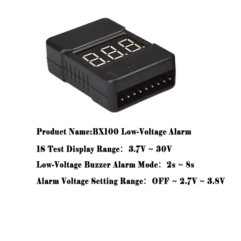 BX100 1-8S Lipo Pil Gerilim Te - Drone Battery Alarm incelemesi ve fiyatı