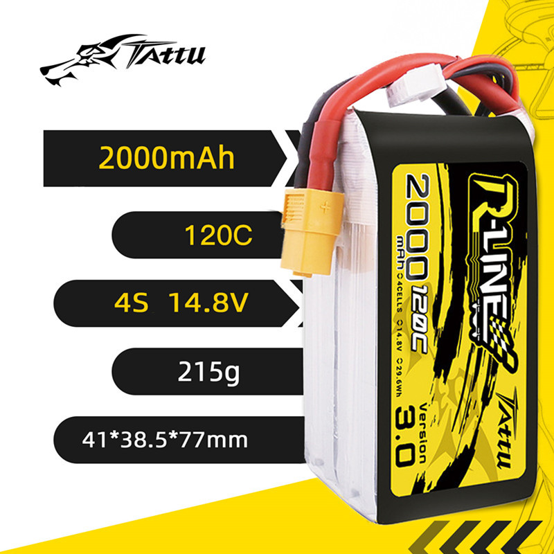 Sıcak TATTU R-LINE 3.0 120C RC - Drone Battery 4S incelemesi ve fiyatı