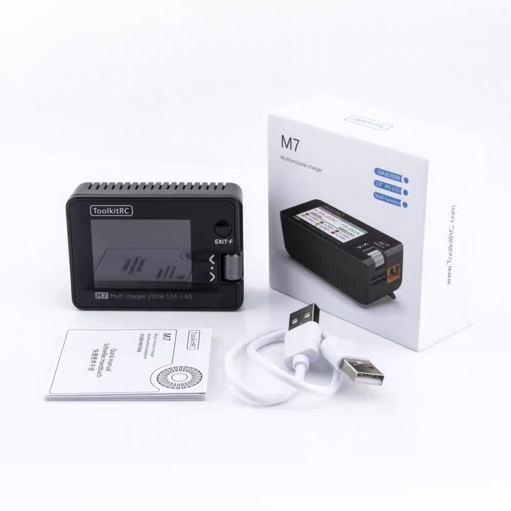 ToolkitRC M7 200W 10A DC Şarj  - Drone Battery Voltage Checker incelemesi ve fiyatı